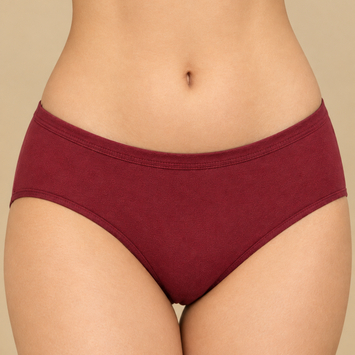 Elen Vosky Women’s Lingerie Set | Panty Set with Strappy Detailing | Breathable Cotton Lycra Fabric | Seamless Padded Bra with Lace Bottom Band
